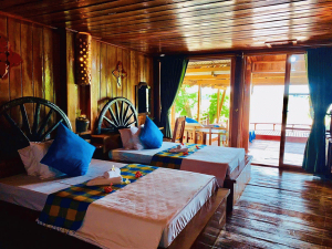 Hotelzimmer in Stung Treng Kambodscha