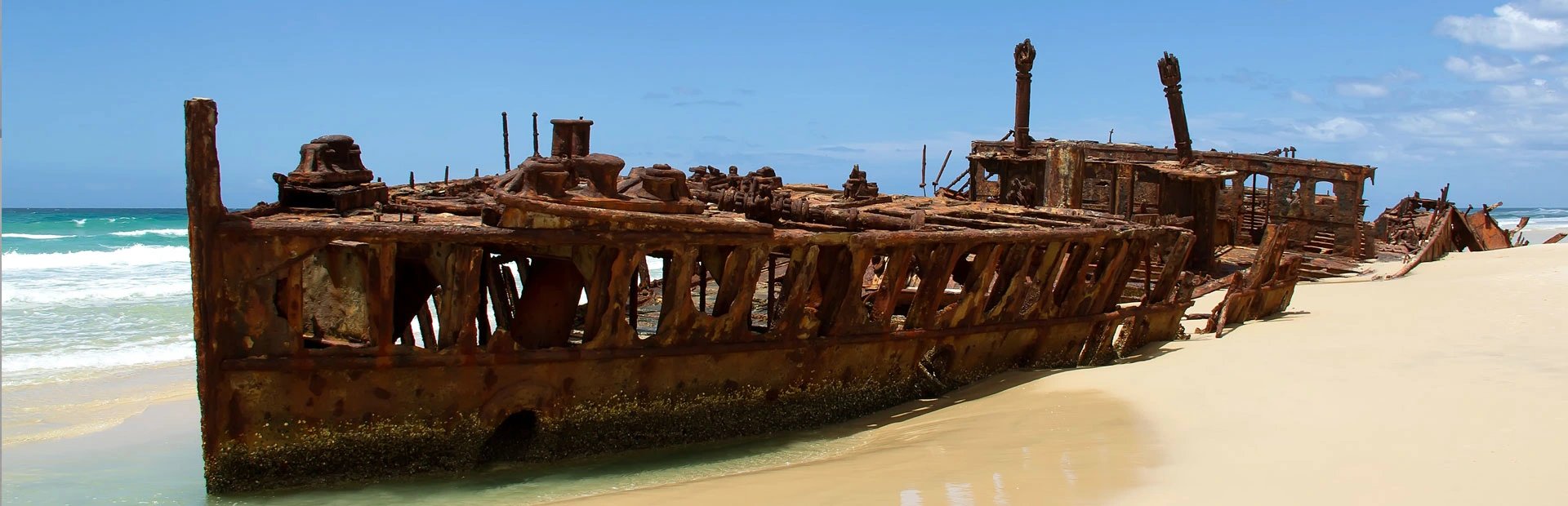 Schiffswrack auf Fraser Island