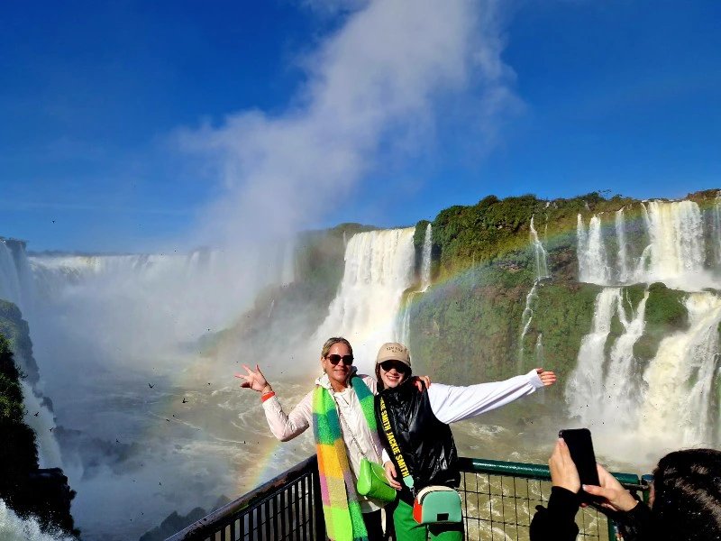  Iguazu Wasserfälle von der argentinischen Seite 