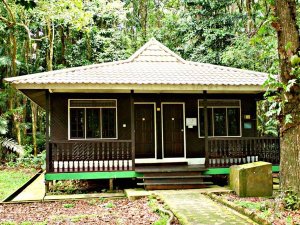 Hütte im Bako Nationalpark auf Borneo, Malaysia