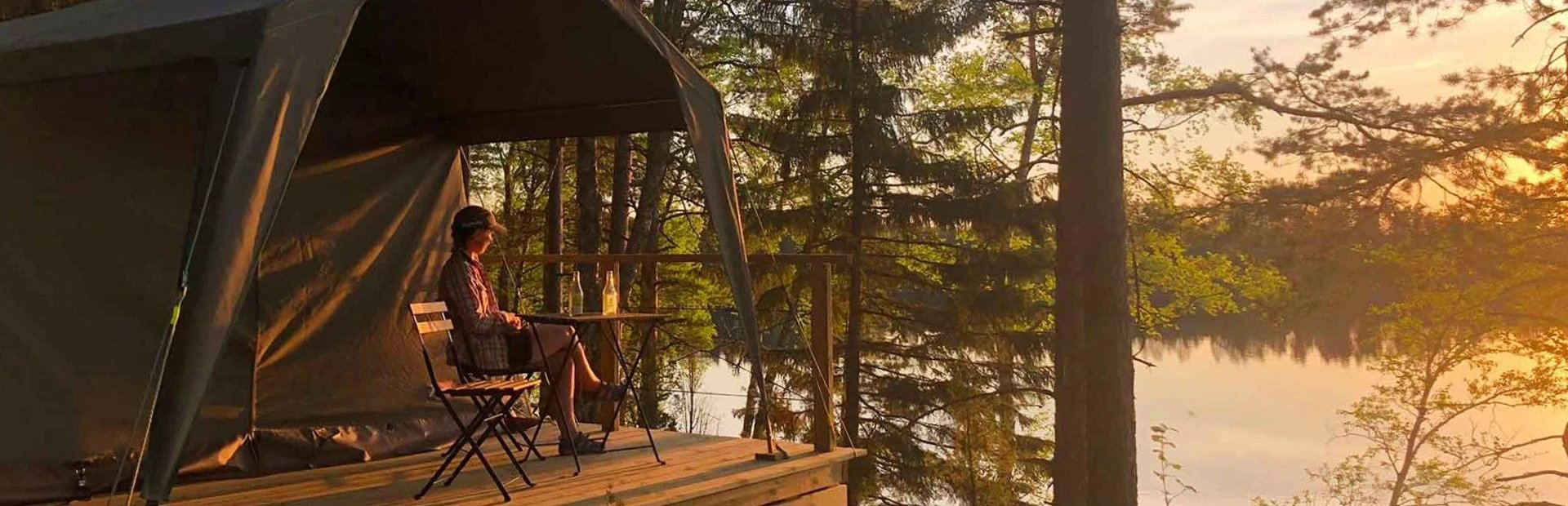 Glamping in Tiveden
