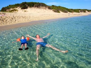 Entspannen im adriatischen Meer