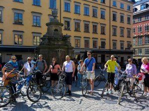 Fahrradtour in Stockholm, Schweden
