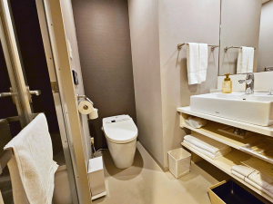 Badezimmer im Komforthotel