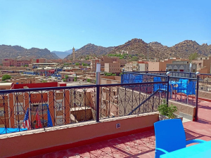 Hotel Tafraoute Marokko Ausblick
