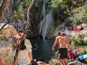 Polylimnio Wasserfälle in Griechenland