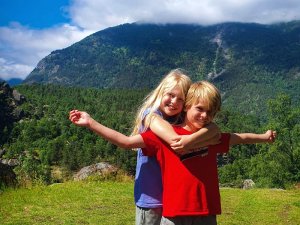 Kinder in Norwegen