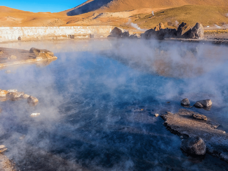 Geysire in der Atacama Wüste