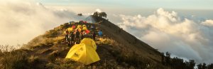 Trekking auf dem Vulkan