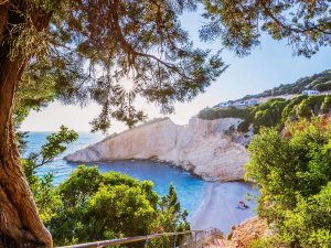 Lefkada Griechenland Klippen