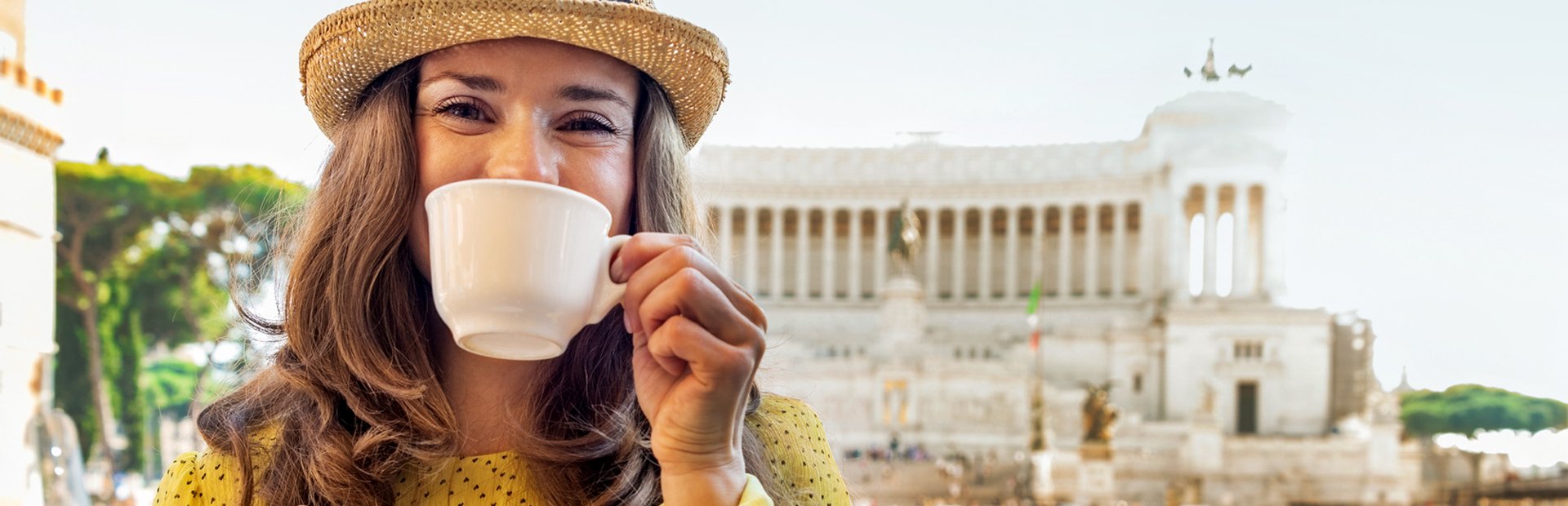 Im Italien Urlaub leckeren Kaffee genießen
