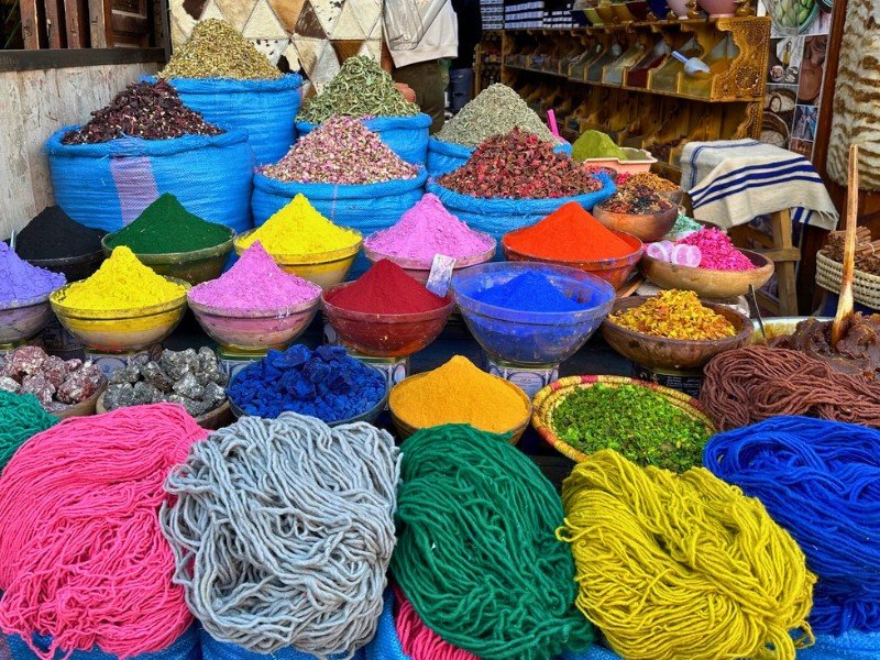 Souk in Marrakesch Marokko