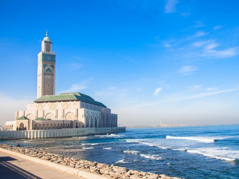 Moschee in Casablanca Marokko