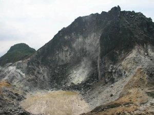 Der Sibayak Vulkan auf Sumatra