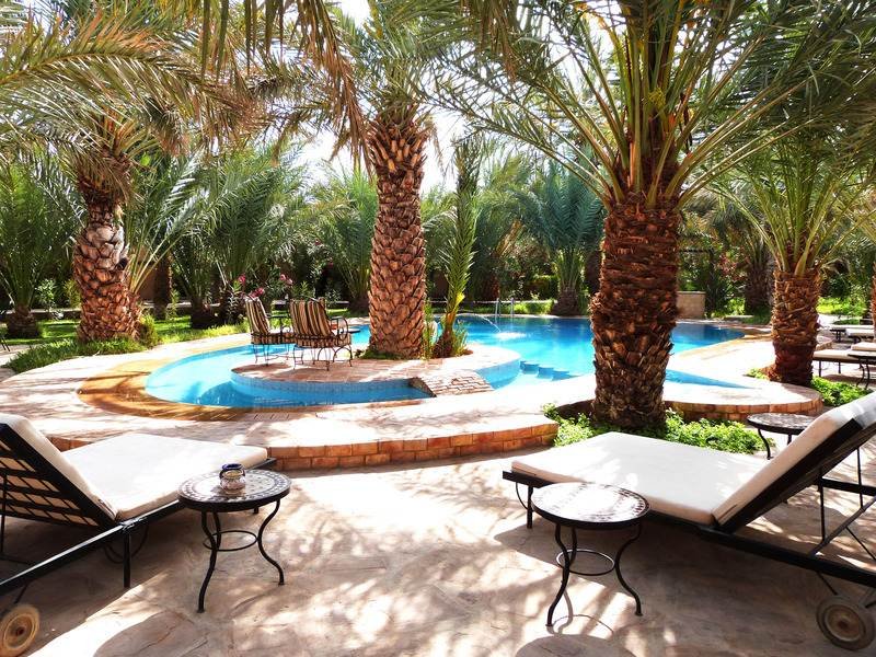 Hotelpool in Erfoud Marokko