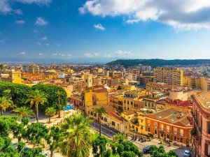 Ausblick auf Cagliari