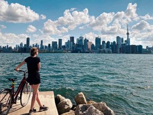 Blick auf Toronto, Kanada