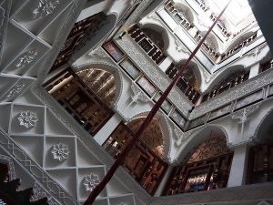 Innenhof Hotel Casablanca Budget