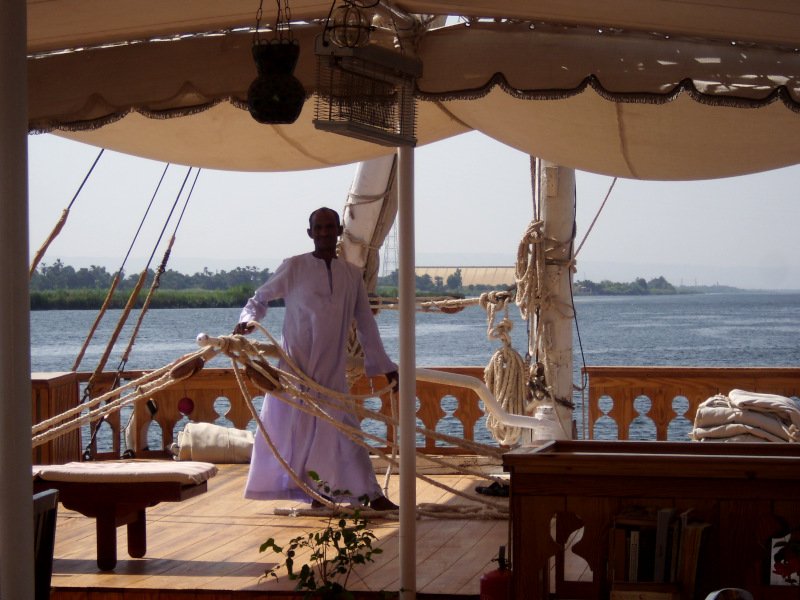 Crew auf der Dahabeya Ägypten