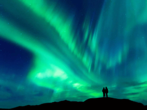 Nordlichter bei Yellowknife, Kanada