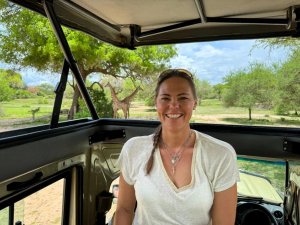 Uganda Reisende auf Safari