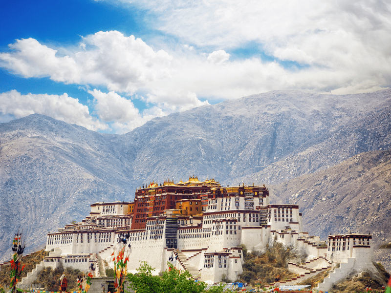 Potala Palast in Lhasa in Tibet