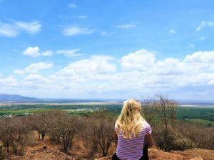 Ausblick auf Lake Manyara Tansania