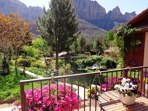 Gartenhotel im Zion Nationalpark