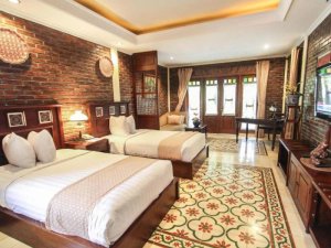 Familienzimmer in Yogyakarta, Indonesien