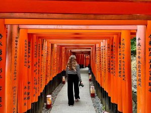 In Kyoto am goldenen Pavillon