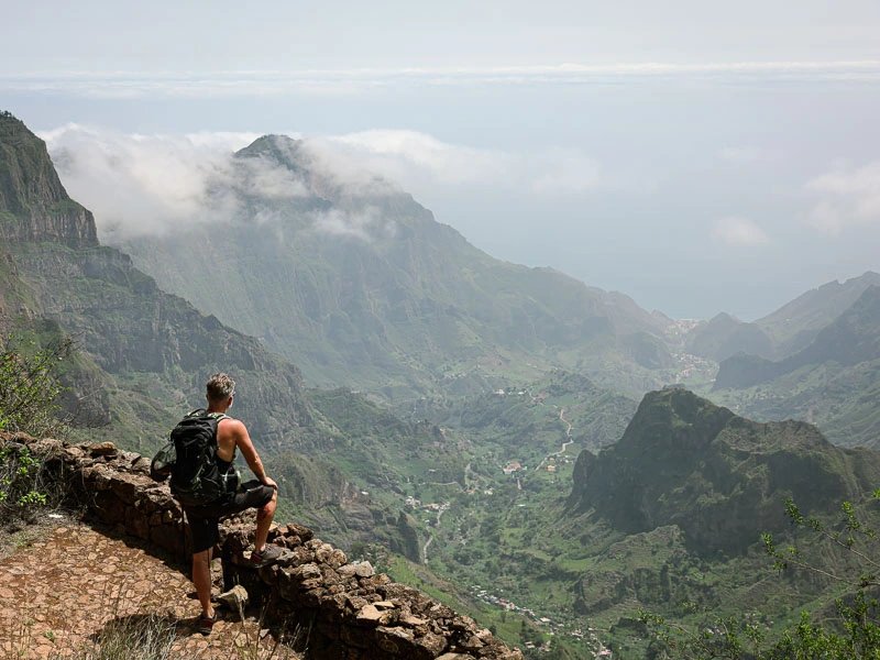 Wanderung im Paul Tal Santo Antao Kapverden