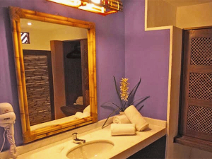Badezimmer im Hotel in Praia do Forte in Brasilien