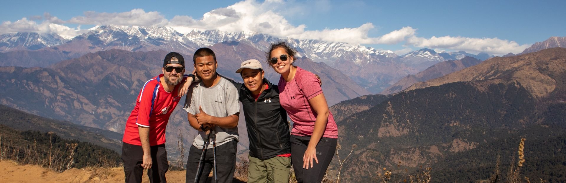 Wanderer beim Poon Hill Trekking