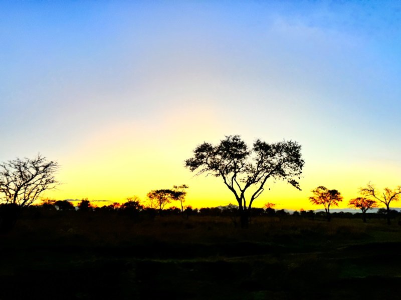 Sonnenuntergang in Tansania