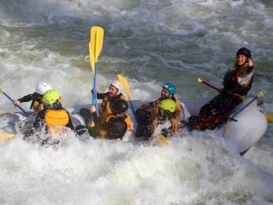 Norwegen Voss Rafting Fluss Wild