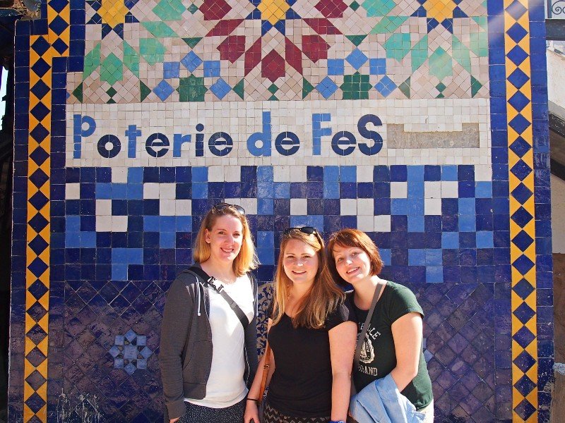 Reisende in Fes Marokko