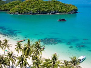 Strand auf Koh Samui in Thailand