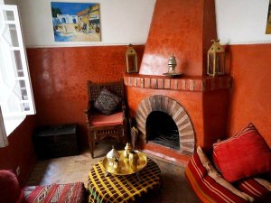 Aufenthaltsbereich in Essaouira