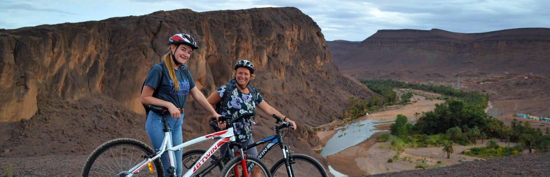 Radtour in Ouarzazate Marokko