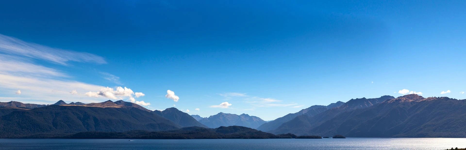 Berglandschaft in Te Anau, Neuseeland