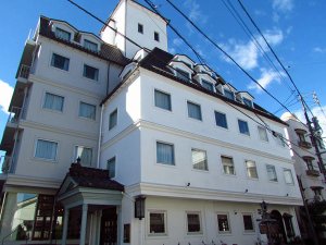 Hotelfront in Matsumoto