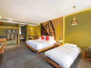 Komfortables Zimmer in Kanchanaburi, Thailand