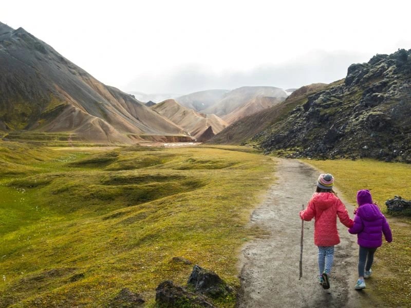 Wandern in Island mit Kindern