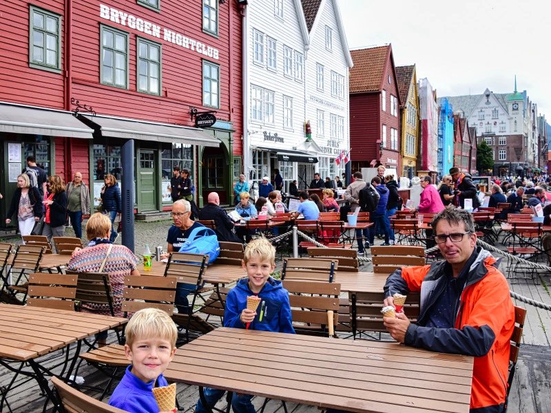 Norwegen in Bergen mit Kindern