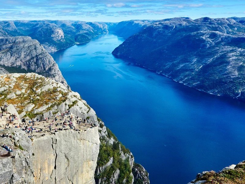Preikestolen Aussichtspunkt bei Stavanger, Norwegen