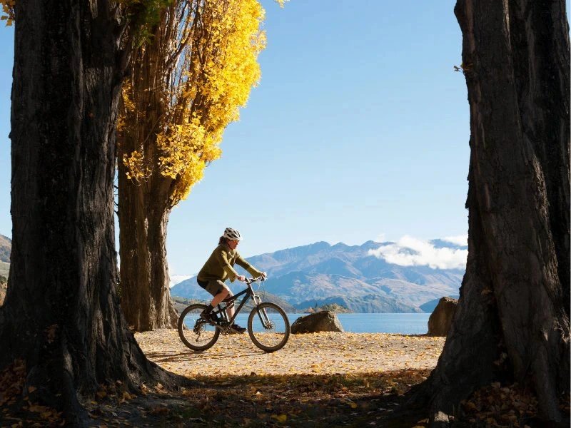 Fahrradtour am Lake Wanaka