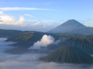 Bromo Vulkan auf der Insel Java