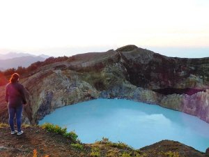 Der Kelimutu Vulkan auf der Insel Flores