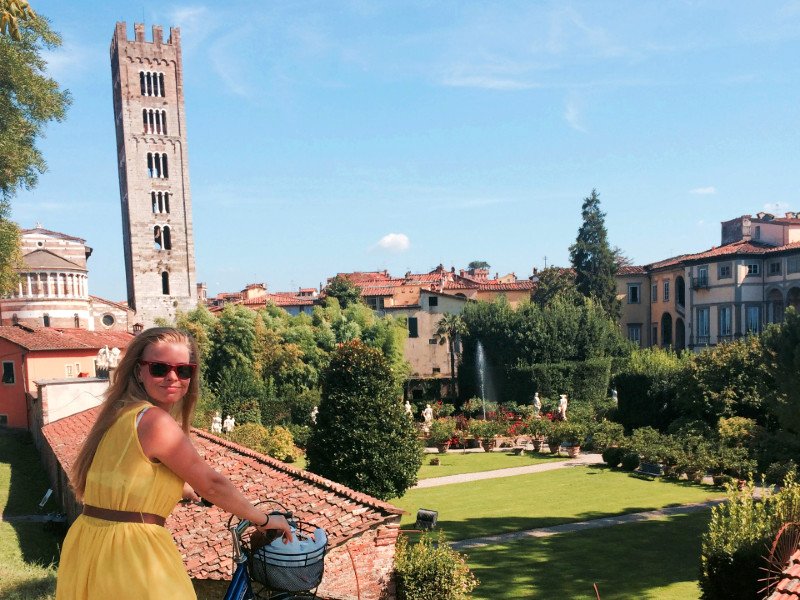 Radtour in Lucca bei Norditalien Rundreise