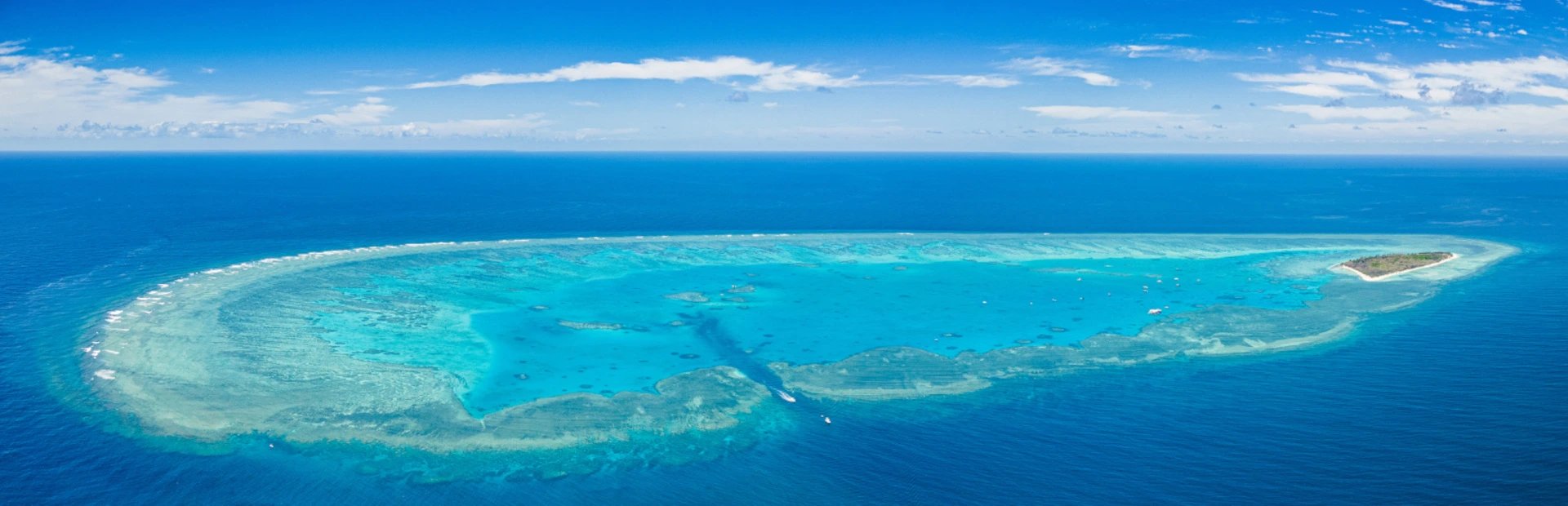 Korallenriff Insel im Great Barrier Reef in Australien